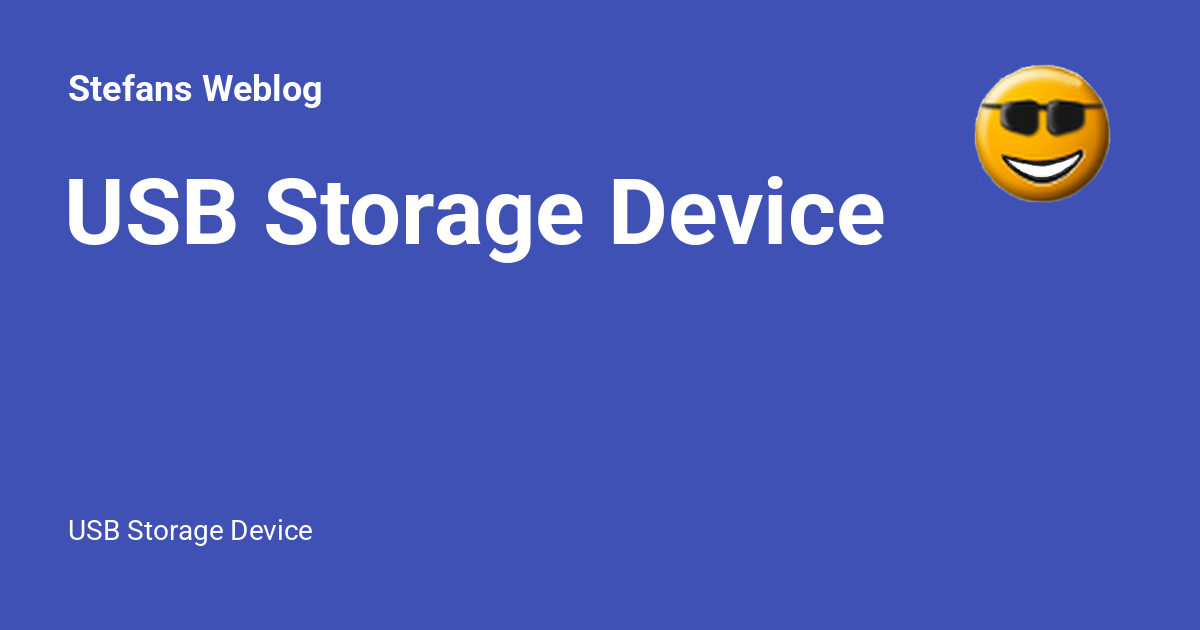 USB Storage Device Stefans log