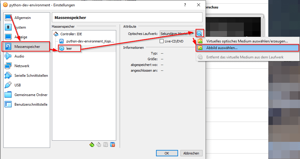 Oracle Virtual Box Manager