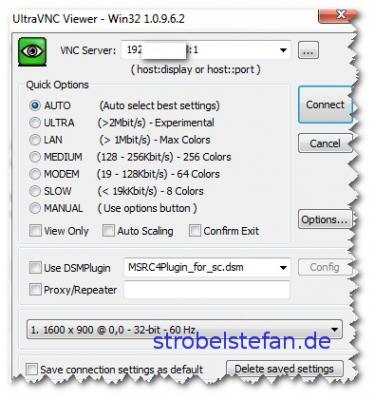 VNC-Zugriff auf den Pi