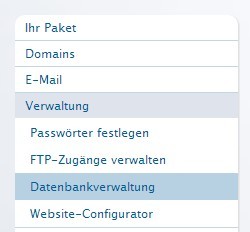 MySQL-Datenbank erstellen