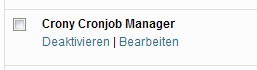 Cron Job Plugin für WordPress
