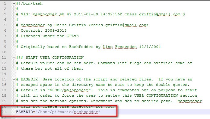 mashpodder - BASEDIR