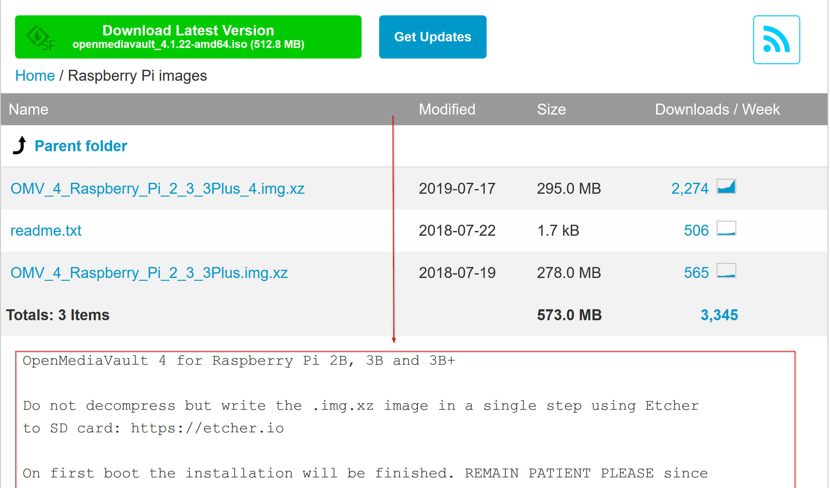 openmediavault- Image auf SD-Karte schreiben