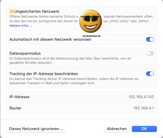 Wifi des Microcontrollers