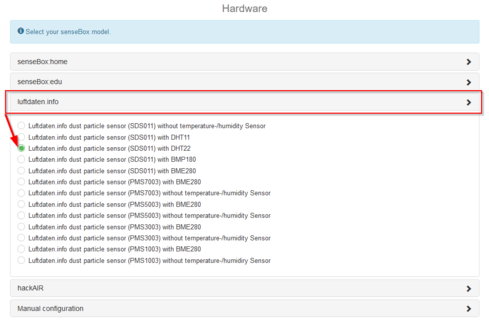 opensensemap.org - Hardware