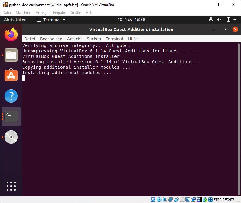 Gasterweiterungen installieren