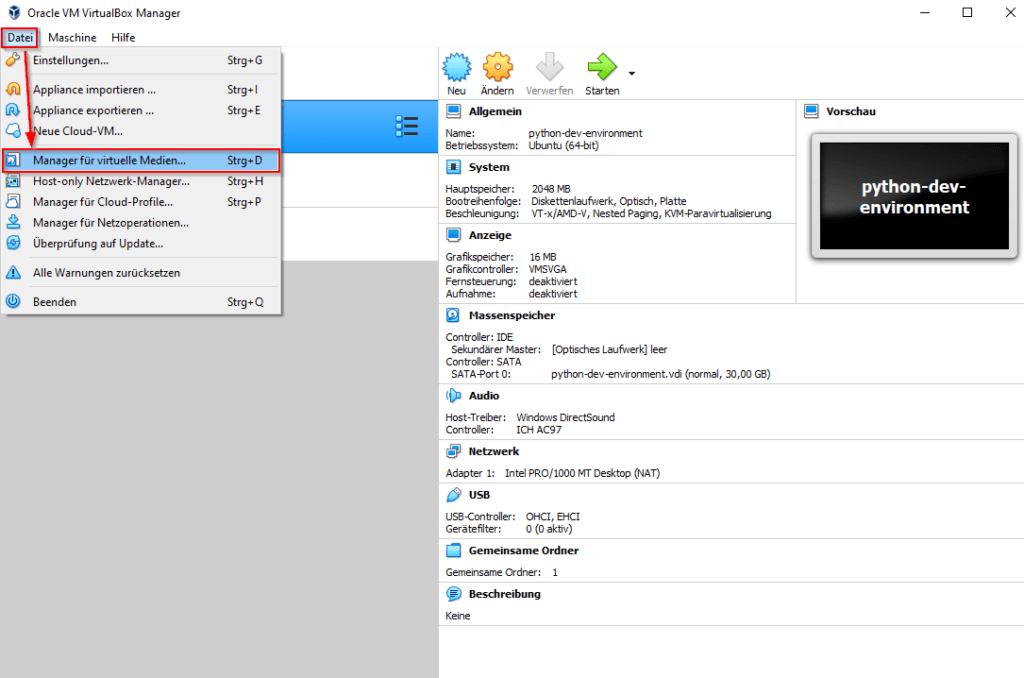 Virtuelle Maschine kopieren