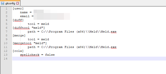 Windows - .gitconfig