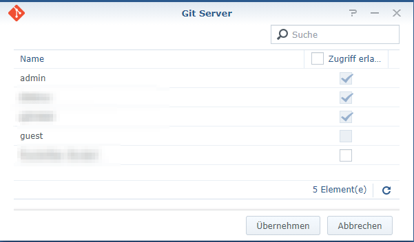 Git-Server - Problem mit den Zugriffsrechten