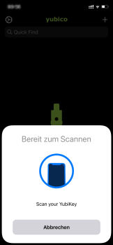 Authenticator App auf dem iPhone