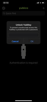 Authenticator App auf dem iPhone