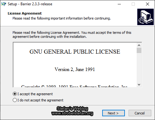 Barrier - Installation