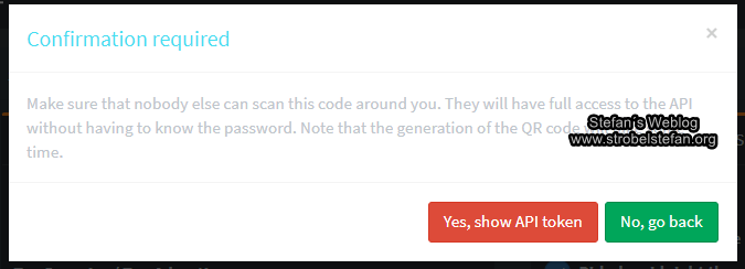 Pi-hole - API Token anzeigen