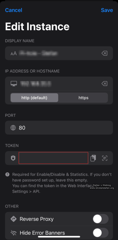 Pi-hole Remote verbinden
