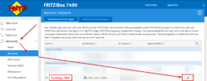 Synology NAS - Feste IP-Adresse zuweisen