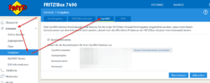 FRITZ!Box DnyDNS einrichten