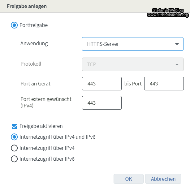 FRITZ!Box - Portfreigabe für Nextcloud