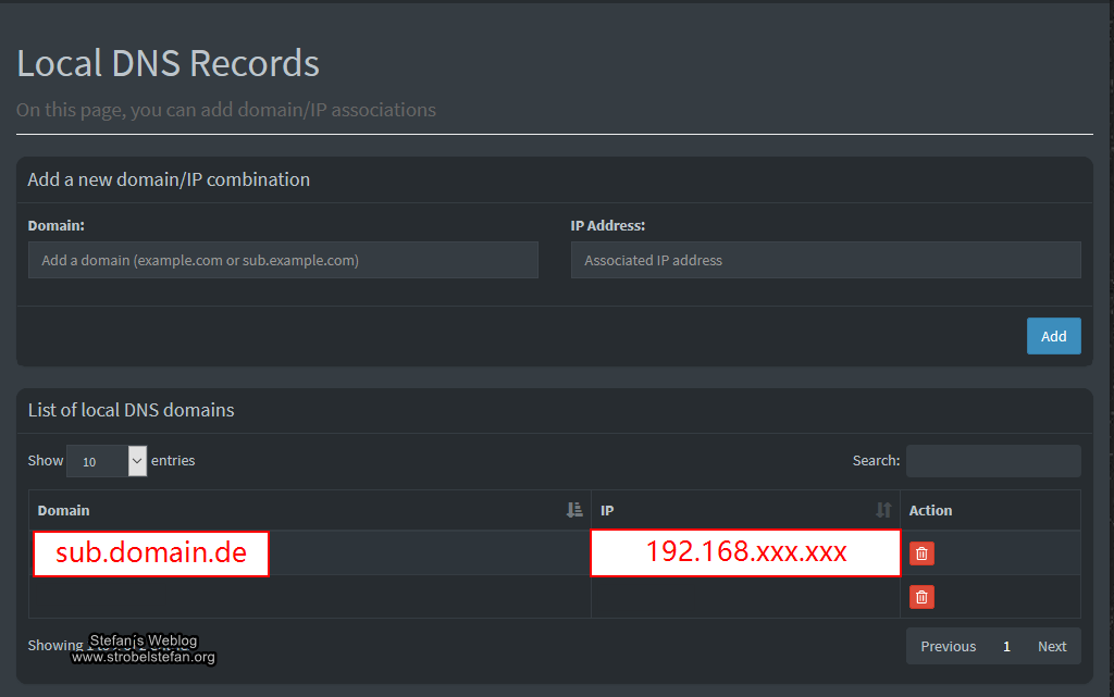 Pi-hole - Lokaler DNS