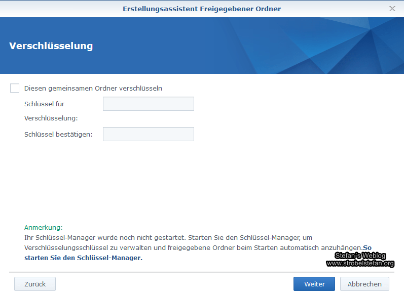 Synology - Gemeinsamer Ordner