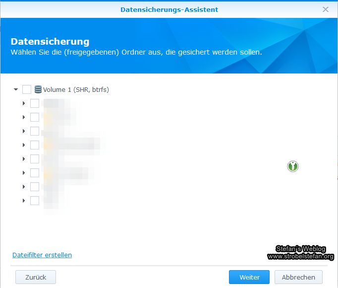 Synology rsync-Backup