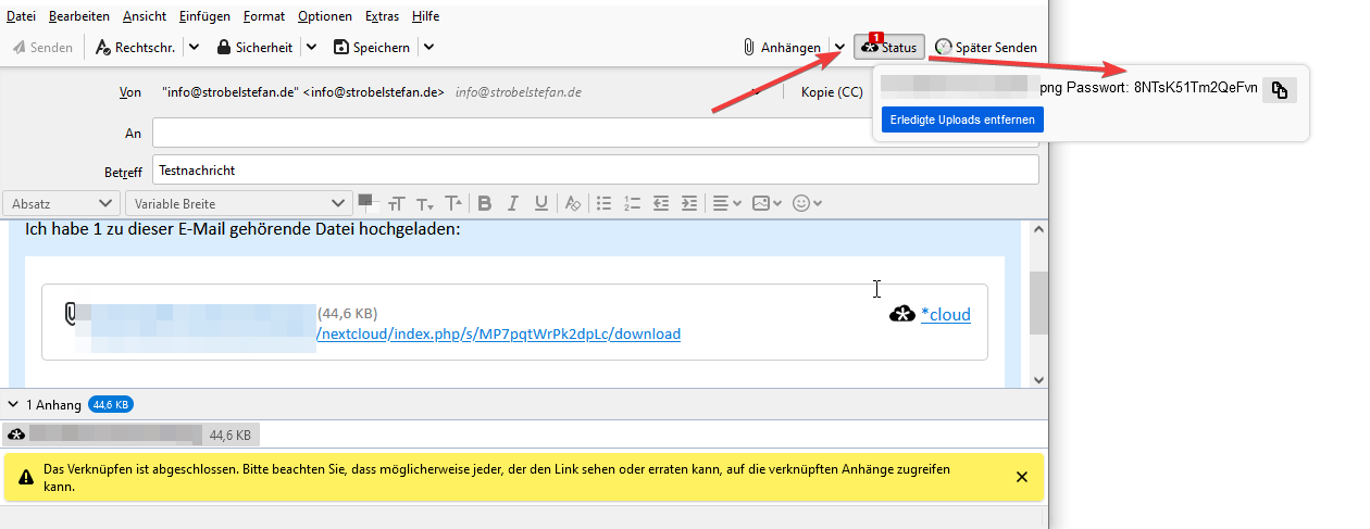 *cloud - Nachricht verfassen