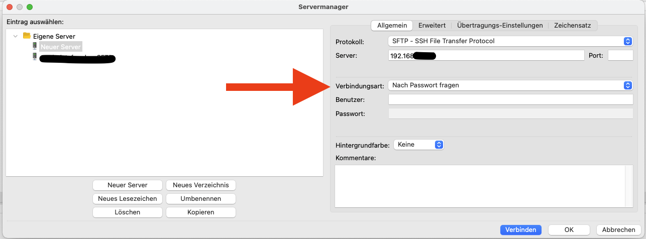 FileZilla - SFTP und YubiKey