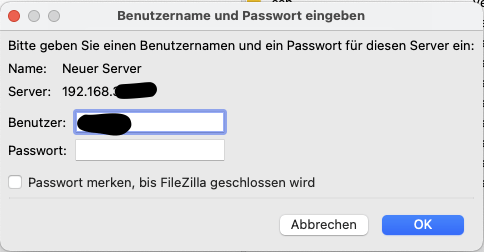 FileZilla - SFTP und YubiKey