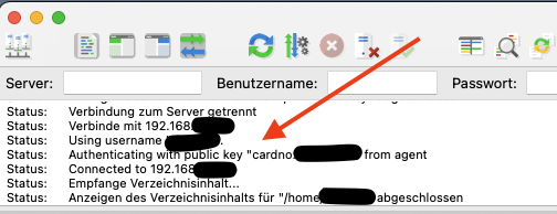FileZilla - SFTP und YubiKey