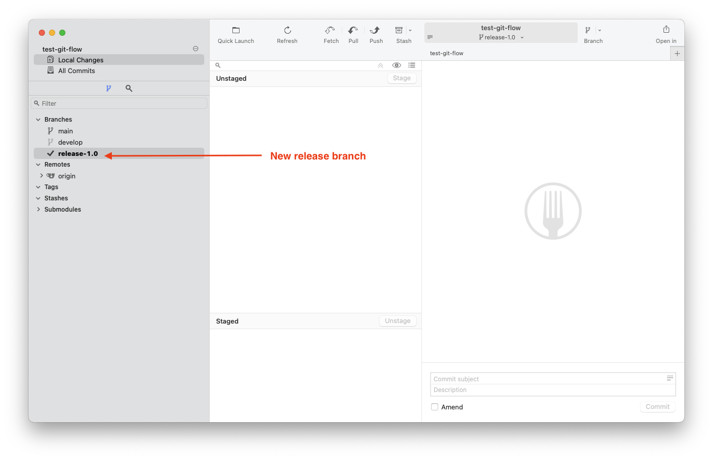 Neues Release gestartet
