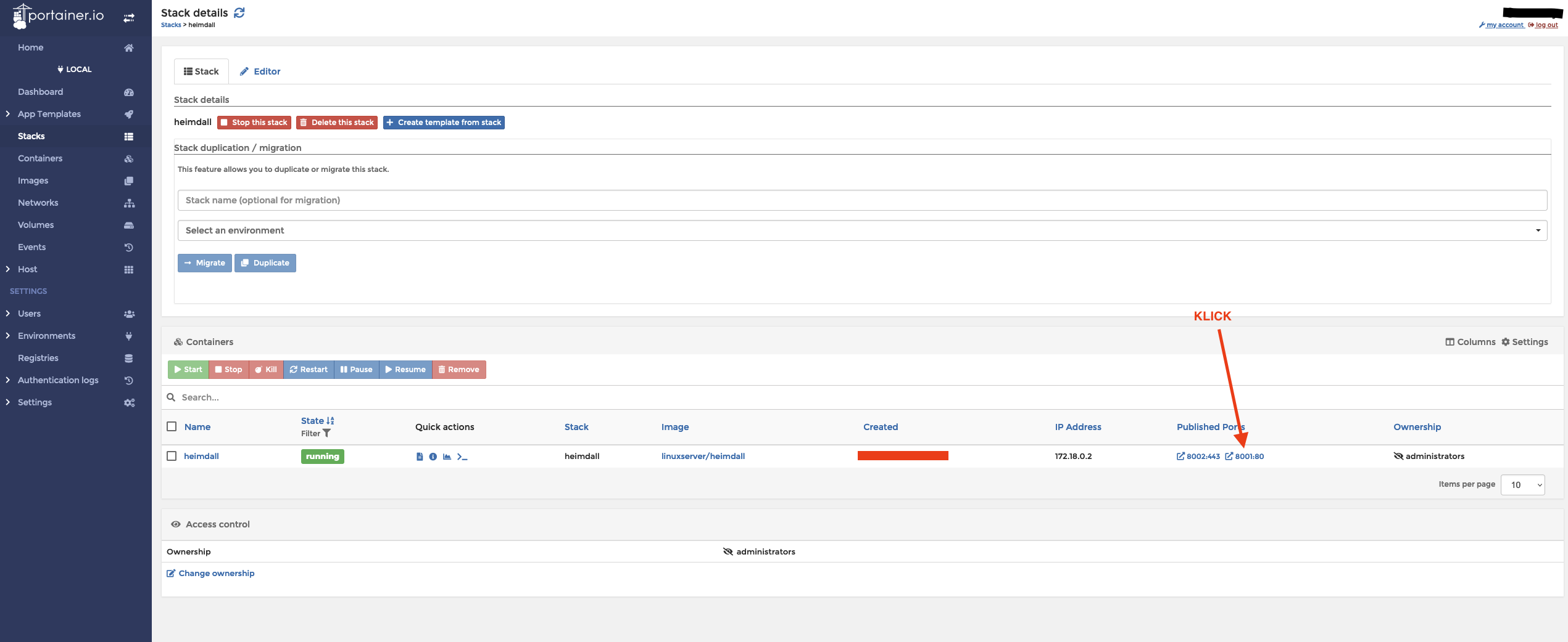 Heimdall Application Dashboard
