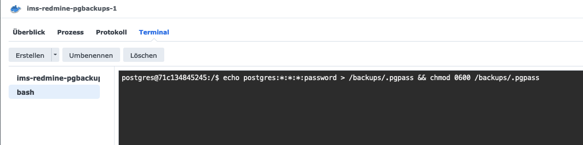 Gitea Docker auf Synology installieren
