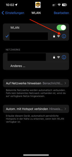 WLAN Einstellungen