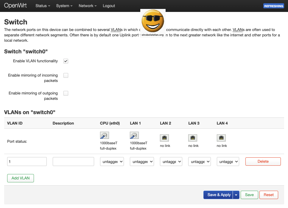 OpenWrt - Network Configuration