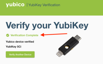 YubiKey auf Originalität prüfen