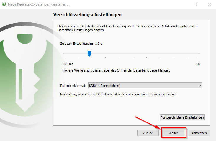 YubiKey mit KeePassXC verbinden