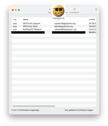 Thunderbird Einstellungen - Beschreibung