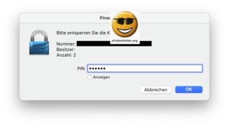 Thunderbird Einstellungen - pinentry-mac